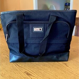 Ciao Women’s Work/Travel Bag, Black on Black. 2 hand straps. NWOT. Never Used.